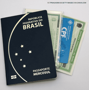 documentos para passaporte